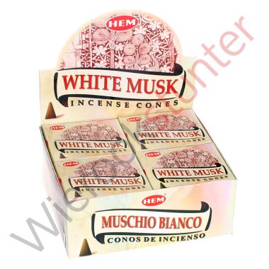 White Musk wierook kegels