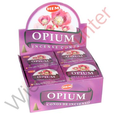 Opium wierook kegels