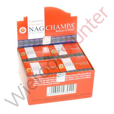 Nag Champa Golden Nag Champa wierook kegels