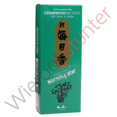 Morning Star Cedarwood wierook 70g