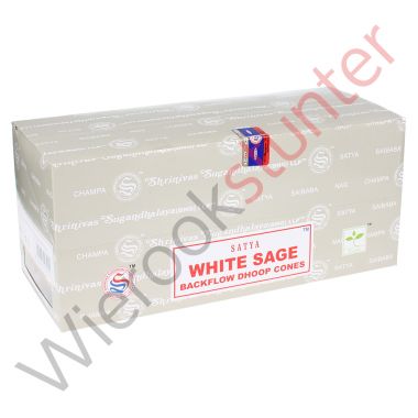 Nag Champa White Sage backflow wierook kegels