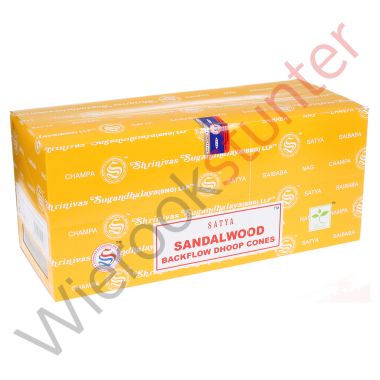 Nag Champa Sandalwood backflow wierook kegels