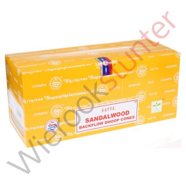 Nag Champa Sandalwood backflow wierook kegels