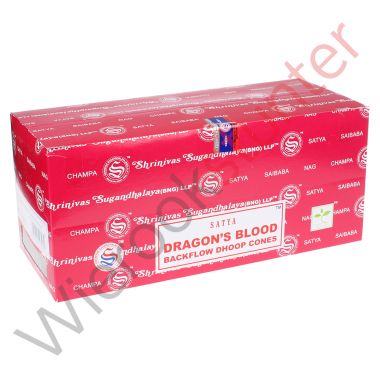 Nag Champa Dragons blood backflow wierook kegels